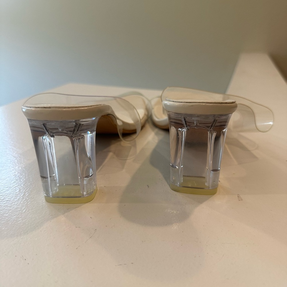 Transparent mid Heeled Sandals - Picture 2 of 4